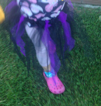 Tutú de niña (casi) sin&nbsp;coser